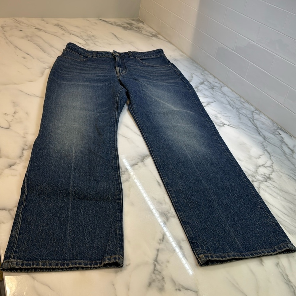 Madewell The Curvy Longline Straight Jean